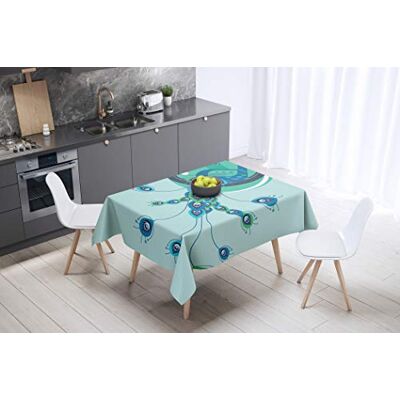 Bonamaison Kitchen Decoration, Tablecloth, 145 cm x 145 cm Designed and Manufactured in Turkey Bonamaison Kitchen Decoration, Tablecloth, 145 cm x 145 cm Designed and Manufactured in Turkey