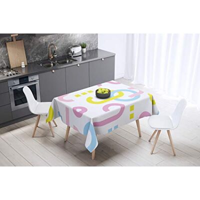 Bonamaison Kitchen Decoration, Tablecloth, 145 cm x 145 cm Designed and Manufactured in Turkey Bonamaison Kitchen Decoration, Tablecloth, 145 cm x 145 cm Designed and Manufactured in Turkey