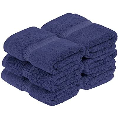 Superior Madison TS Juego de Toallas faciales, Paquete de 6, Azul Marino, 6 Unidades Superior Madison TS Juego de Toallas faciales, Paquete de 6, Azul Marino, 6 Unidades