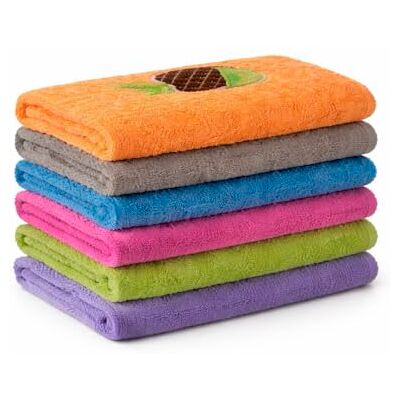 Mercury - Pack de 6 o 12 Paños de Cocina Rizo (6 Unidades) 100% Algodón, Trapos de Cocina 50x50 cm Absorbentes, Suaves y Resistentes Mercury - Pack de 6 o 12 Paños de Cocina Rizo (6 Unidades) 100% Algodón, Trapos de Cocina 50x50 cm Absorbentes, Suaves y Resistentes