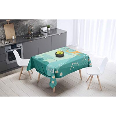 Bonamaison Kitchen Decoration, Tablecloth, 145 cm x 145 cm Designed and Manufactured in Turkey Bonamaison Kitchen Decoration, Tablecloth, 145 cm x 145 cm Designed and Manufactured in Turkey