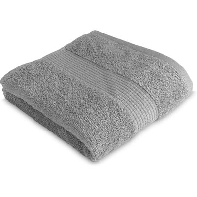 Le linge de Jules Toalla de baño, 50 x 90 cm, 100% algodón, 450 g/m2, Color Gris Le linge de Jules Toalla de baño, 50 x 90 cm, 100% algodón, 450 g/m2, Color Gris