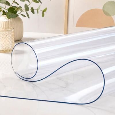 Mercury –Protector de Mesa Transparente de PVC (100 cm, Redondo) Mantel Grueso 1,5 mm para Mesa Rectangular y Redonda, Impermeable, Resistente y Anti manchas. Mercury –Protector de Mesa Transparente de PVC (100 cm, Redondo) Mantel Grueso 1,5 mm para Mesa Rectangular y Redonda, Impermeable, Resistente y Anti manchas.