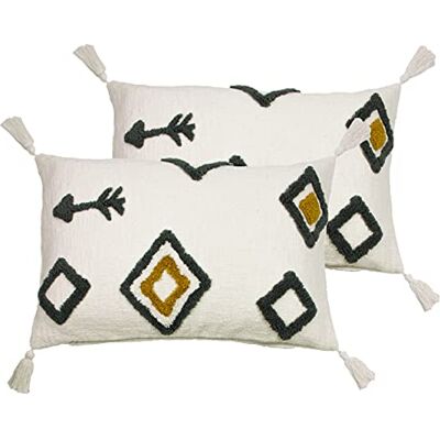 furn. FUCAR. Cojines llenos de Plumas Inka (Paquete Doble), algodón, Natural furn. FUCAR. Cojines llenos de Plumas Inka (Paquete Doble), algodón, Natural