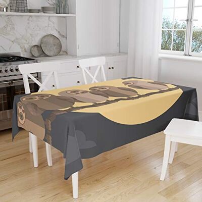 Bonamaison Kitchen Decoration, Tablecloth, 145 cm x 180 cm – Diseñado y Fabricado en Turkey Bonamaison Kitchen Decoration, Tablecloth, 145 cm x 180 cm – Diseñado y Fabricado en Turkey