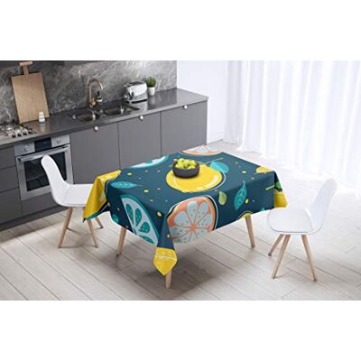 Bonamaison Kitchen Decoration, Tablecloth, 145 cm x 145 cm Designed and Manufactured in Turkey Bonamaison Kitchen Decoration, Tablecloth, 145 cm x 145 cm Designed and Manufactured in Turkey
