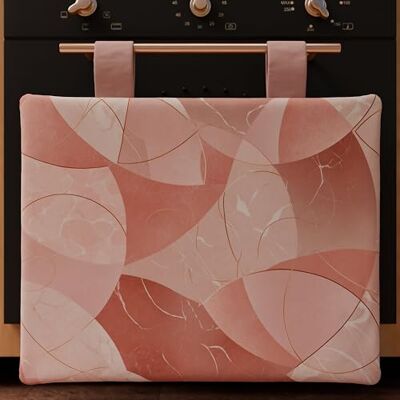 PETTI ARTIGIANI ITALIANI Accesorios Textiles de Cocina Geo, Cubierta para Horno 40x50 cm en Microfibra, Cubrehorno Moderno con Estampado Digital Círculos Rosa PETTI ARTIGIANI ITALIANI Accesorios Textiles de Cocina Geo, Cubierta para Horno 40x50 cm en Microfibra, Cubrehorno Moderno con Estampado Digital Círculos Rosa
