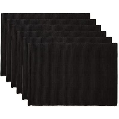 Conjunto de Mesa Diario Básico DII - Negro - 6 piezas Conjunto de Mesa Diario Básico DII - Negro - 6 piezas