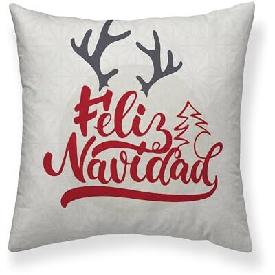 BL BELUM BELUM Funda cojín Navidad, Funda cojin Laponia 32 5x5 1% algodón BL BELUM BELUM Funda cojín Navidad, Funda cojin Laponia 32 5x5 1% algodón