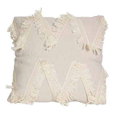 AlexandreHouse COJIN CREMA C/FLECOS POLYESTER AlexandreHouse COJIN CREMA C/FLECOS POLYESTER