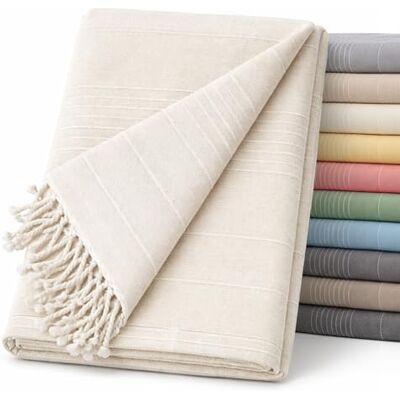 ECOMMERC3 ® Manta Multiusos 130x180 cm 50% Algodón 50% Poliéster Crudo ECOMMERC3 ® Manta Multiusos 130x180 cm 50% Algodón 50% Poliéster Crudo