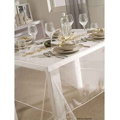 CALITEX Paillete Mantel PVC Plata 250 x 140 cm CALITEX Paillete Mantel PVC Plata 250 x 140 cm