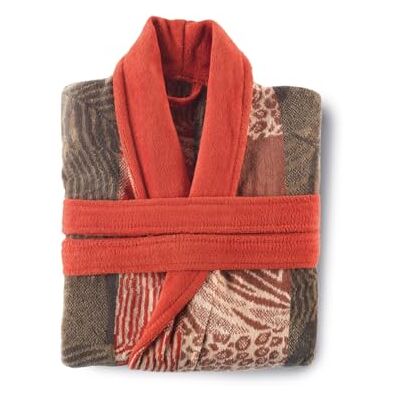Top Towel Albornoz Indico Jacquard 100% Algodón 500 g/m² – Acabado Terciopelo, Alta Absorción y Tacto Suave Top Towel Albornoz Indico Jacquard 100% Algodón 500 g/m² – Acabado Terciopelo, Alta Absorción y Tacto Suave