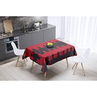 Bonamaison Kitchen Decoration, Tablecloth, 145 cm x 145 cm Designed and Manufactured in Turkey Bonamaison Kitchen Decoration, Tablecloth, 145 cm x 145 cm Designed and Manufactured in Turkey