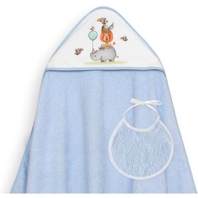INTERBABY - RINO-LEON - Azul - Toalla INTERBABY - RINO-LEON - Azul - Toalla