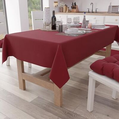 PETTI ARTIGIANI ITALIANI Mantel de Mesa, Mantel de Cocina de algodón Liso, Cuadrado, Burdeos, para 4 plazas (140 x 140 cm) PETTI ARTIGIANI ITALIANI Mantel de Mesa, Mantel de Cocina de algodón Liso, Cuadrado, Burdeos, para 4 plazas (140 x 140 cm)