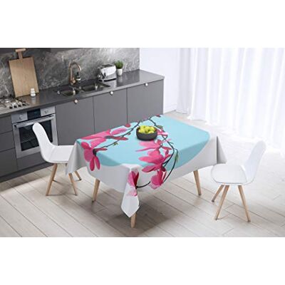 Bonamaison Kitchen Decoration, Tablecloth, 145 cm x 145 cm Designed and Manufactured in Turkey Bonamaison Kitchen Decoration, Tablecloth, 145 cm x 145 cm Designed and Manufactured in Turkey