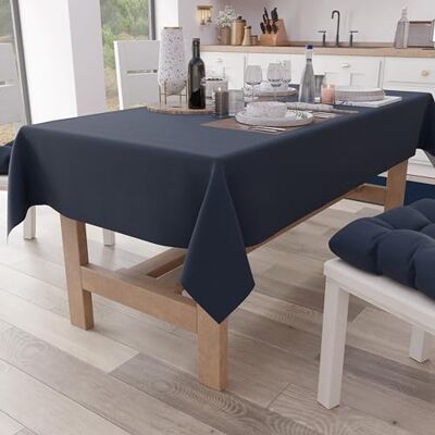 PETTI ARTIGIANI ITALIANI Mantel de Mesa, Mantel de Cocina de algodón Liso, Azul, para 15 plazas (140 x 300 cm) PETTI ARTIGIANI ITALIANI Mantel de Mesa, Mantel de Cocina de algodón Liso, Azul, para 15 plazas (140 x 300 cm)