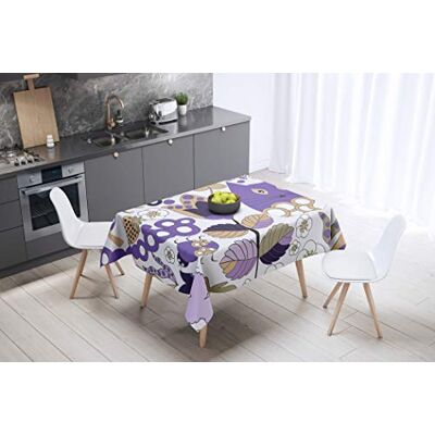 Bonamaison Kitchen Decoration, Tablecloth, 145 cm x 145 cm Designed and Manufactured in Turkey Bonamaison Kitchen Decoration, Tablecloth, 145 cm x 145 cm Designed and Manufactured in Turkey