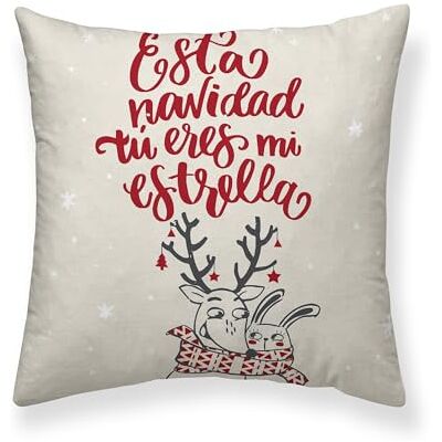 BL BELUM BELUM Funda cojín Navidad, Funda cojin Laponia 33 5x5 1% algodón BL BELUM BELUM Funda cojín Navidad, Funda cojin Laponia 33 5x5 1% algodón