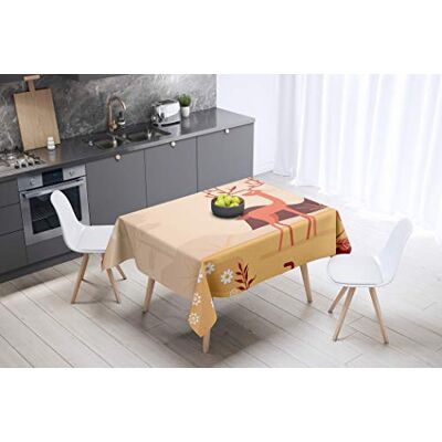 Bonamaison Kitchen Decoration, Tablecloth, 145 cm x 145 cm Designed and Manufactured in Turkey Bonamaison Kitchen Decoration, Tablecloth, 145 cm x 145 cm Designed and Manufactured in Turkey