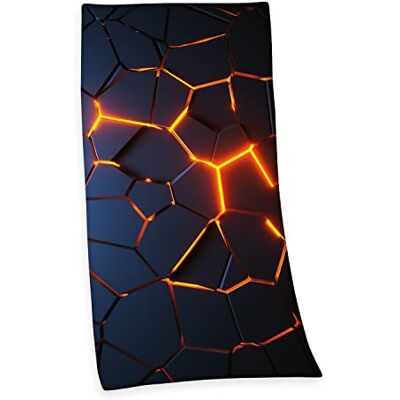 Herding Toalla de velur multicolor, 150 x 75 cm Herding Toalla de velur multicolor, 150 x 75 cm