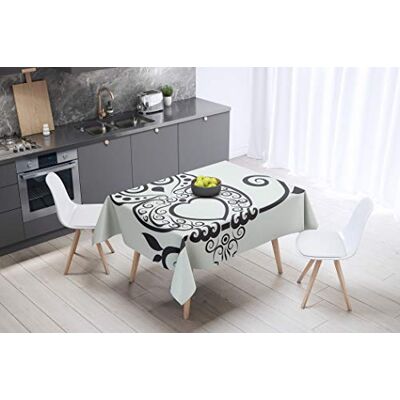 Bonamaison Kitchen Decoration, Tablecloth, 145 cm x 145 cm Designed and Manufactured in Turkey Bonamaison Kitchen Decoration, Tablecloth, 145 cm x 145 cm Designed and Manufactured in Turkey