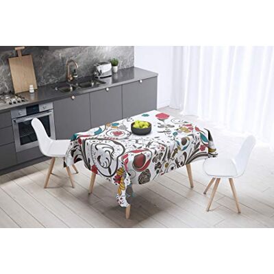 Bonamaison Kitchen Decoration, Tablecloth, 145 cm x 145 cm Designed and Manufactured in Turkey Bonamaison Kitchen Decoration, Tablecloth, 145 cm x 145 cm Designed and Manufactured in Turkey