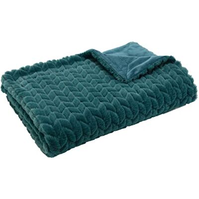 Amadeus - Chevron Plaid - Verde - 170x130 cm - Manta Amadeus - Chevron Plaid - Verde - 170x130 cm - Manta