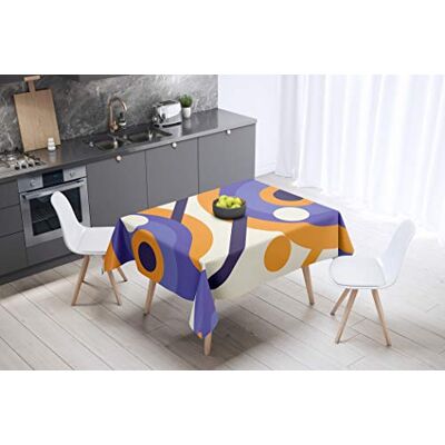Bonamaison Kitchen Decoration, Tablecloth, 145 cm x 145 cm Designed and Manufactured in Turkey Bonamaison Kitchen Decoration, Tablecloth, 145 cm x 145 cm Designed and Manufactured in Turkey