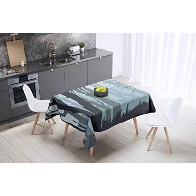 Bonamaison Kitchen Decoration, Tablecloth, 145 cm x 145 cm Designed and Manufactured in Turkey Bonamaison Kitchen Decoration, Tablecloth, 145 cm x 145 cm Designed and Manufactured in Turkey
