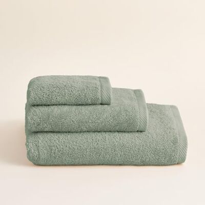 BOHEME Juego de 3 Toallas Serenity Olive con Toalla de Baño Grande BOHEME Juego de 3 Toallas Serenity Olive con Toalla de Baño Grande