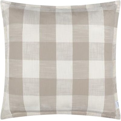 Yard Cojín con Relleno de poliéster para Exterior, 100% algodón, Chesil Check Natural 50x50cm Yard Cojín con Relleno de poliéster para Exterior, 100% algodón, Chesil Check Natural 50x50cm