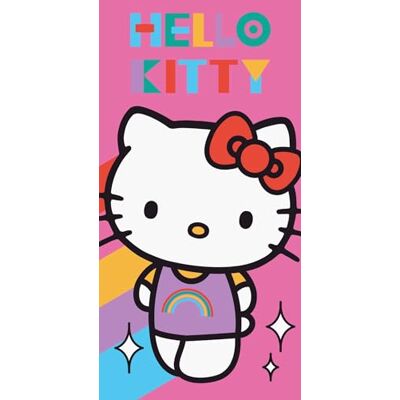 Disney Marvel Toalla de Playa Infantil 70x140 cm – Microfibra de Secado Rápido – Varios Diseños Oficiales Mickey, Minnie, Stitch, Frozen, Avengers y Spider-Man (Hello Kitty) Disney Marvel Toalla de Playa Infantil 70x140 cm – Microfibra de Secado Rápido – Varios Diseños Oficiales Mickey, Minnie, Stitch, Frozen, Avengers y Spider-Man (Hello Kitty)