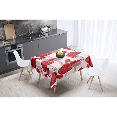 Bonamaison Kitchen Decoration, Tablecloth, 145 cm x 145 cm Designed and Manufactured in Turkey Bonamaison Kitchen Decoration, Tablecloth, 145 cm x 145 cm Designed and Manufactured in Turkey
