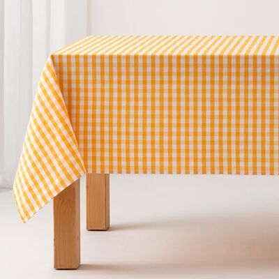 GAMUSI - Mantel antimanchas - Amarillo - 140x180 - Mantel GAMUSI - Mantel antimanchas - Amarillo - 140x180 - Mantel