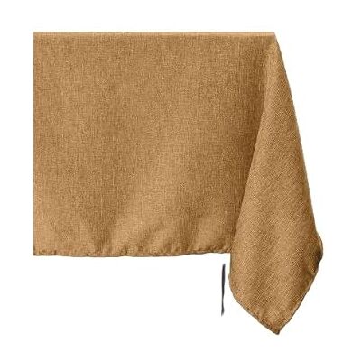 Stof – Mantel – Tamaño: 140 x 300 cm, 100% poliéster, Color Camel, Modelo BEA, Rectangular, Mantel de Mesa, Lavable a 30 Grados Stof – Mantel – Tamaño: 140 x 300 cm, 100% poliéster, Color Camel, Modelo BEA, Rectangular, Mantel de Mesa, Lavable a 30 Grados