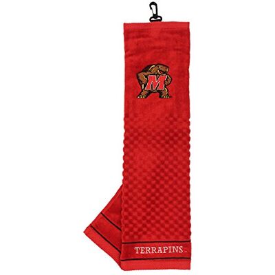 Team Golf NCAA Maryland Terrapins Toalla de Golf Bordada, diseño a Cuadros, Logotipo Bordado Team Golf NCAA Maryland Terrapins Toalla de Golf Bordada, diseño a Cuadros, Logotipo Bordado