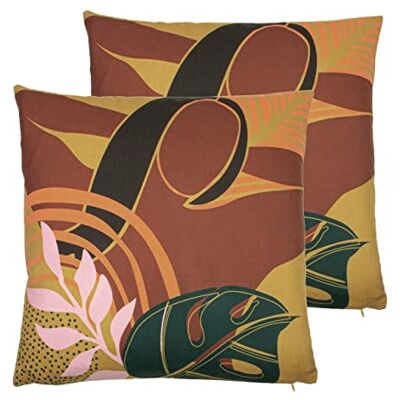 furn. Vida Polyester Filled Cushions (Twin Pack), Polyester, Multi furn. Vida Polyester Filled Cushions (Twin Pack), Polyester, Multi