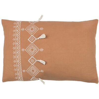 Furn. Pritta - Cojín Bordado de Algodón - Beige Furn. Pritta - Cojín Bordado de Algodón - Beige
