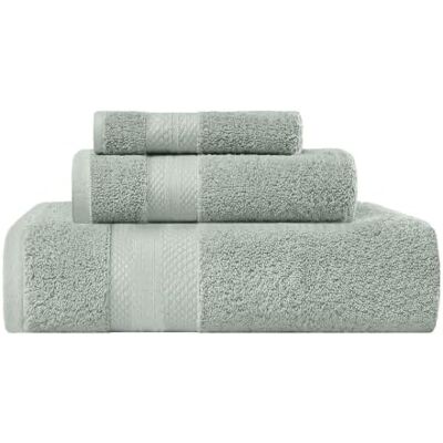 Superior Juego de Toallas de algodón Turco de 3 Piezas, Toallas Surtidas para el hogar, artículos Esenciales de baño, Toalla de Mano y Cara, Calidad de Hotel de Felpa Suave, baño de Invitados, Ducha, Superior Juego de Toallas de algodón Turco de 3 Piezas, Toallas Surtidas para el hogar, artículos Esenciales de baño, Toalla de Mano y Cara, Calidad de Hotel de Felpa Suave, baño de Invitados, Ducha,