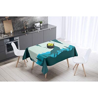 Bonamaison Kitchen Decoration, Tablecloth, 145 cm x 145 cm Designed and Manufactured in Turkey Bonamaison Kitchen Decoration, Tablecloth, 145 cm x 145 cm Designed and Manufactured in Turkey