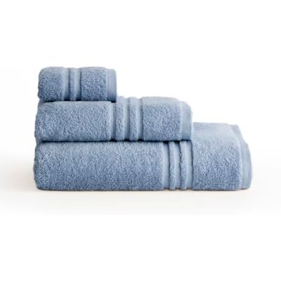 BOHEME Juego de 3 Toallas Premium Celeste con Toalla de Baño Grande BOHEME Juego de 3 Toallas Premium Celeste con Toalla de Baño Grande