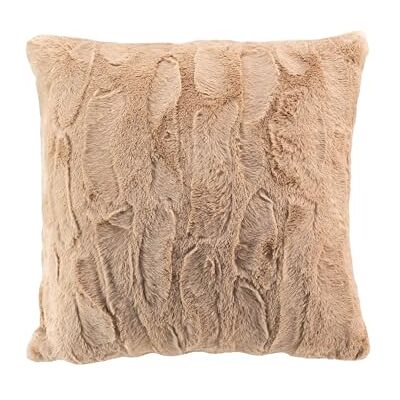 Douceur d'Intérieur Suavidad para el Interior, cojín extraíble (45 x 45 cm) Foxy Arena, imitación de Piel/Terciopelo Douceur d'Intérieur Suavidad para el Interior, cojín extraíble (45 x 45 cm) Foxy Arena, imitación de Piel/Terciopelo