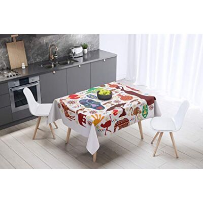 Bonamaison Kitchen Decoration, Tablecloth, 145 cm x 145 cm Designed and Manufactured in Turkey Bonamaison Kitchen Decoration, Tablecloth, 145 cm x 145 cm Designed and Manufactured in Turkey