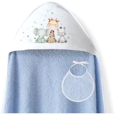 Unknown - BlueGiraffeElephant - 100x100 - Towel Unknown - BlueGiraffeElephant - 100x100 - Towel