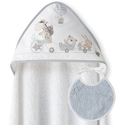 Toalla bebé jirafa y bicicleta - Towel Toalla bebé jirafa y bicicleta - Towel