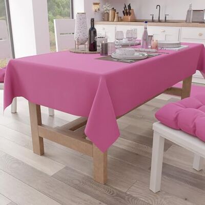 PETTI ARTIGIANI ITALIANI Mantel de Mesa, Mantel de Cocina de algodón Liso, Cuadrado Fucsia, para 4 plazas (140 x 140 cm) PETTI ARTIGIANI ITALIANI Mantel de Mesa, Mantel de Cocina de algodón Liso, Cuadrado Fucsia, para 4 plazas (140 x 140 cm)