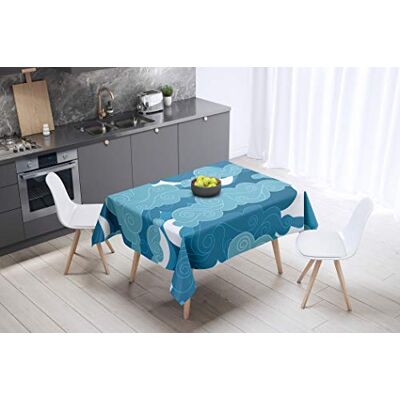 Bonamaison Kitchen Decoration, Tablecloth, 145 cm x 145 cm Designed and Manufactured in Turkey Bonamaison Kitchen Decoration, Tablecloth, 145 cm x 145 cm Designed and Manufactured in Turkey