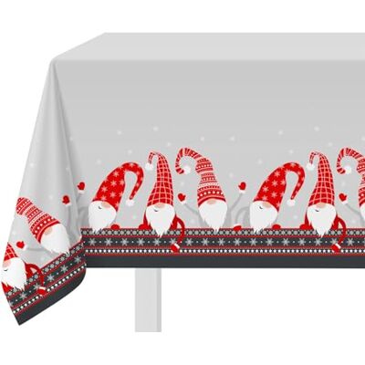 KASANOVA Mantel de Navidad Antimanchas - Temático, Resistente al agua, Fácil de limpiar KASANOVA Mantel de Navidad Antimanchas - Temático, Resistente al agua, Fácil de limpiar